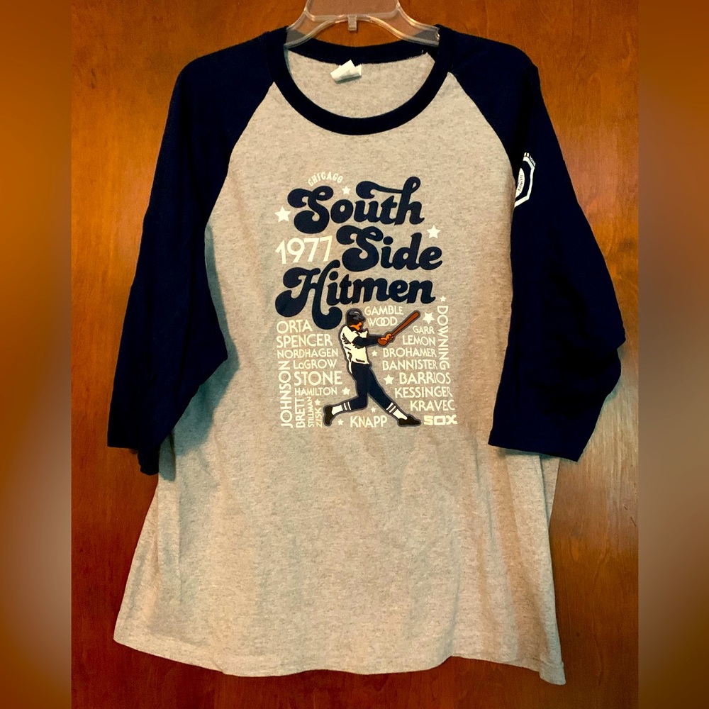 White Sox Southside Hitmen three quarter sleeve top-Men’s size XL-NWOT